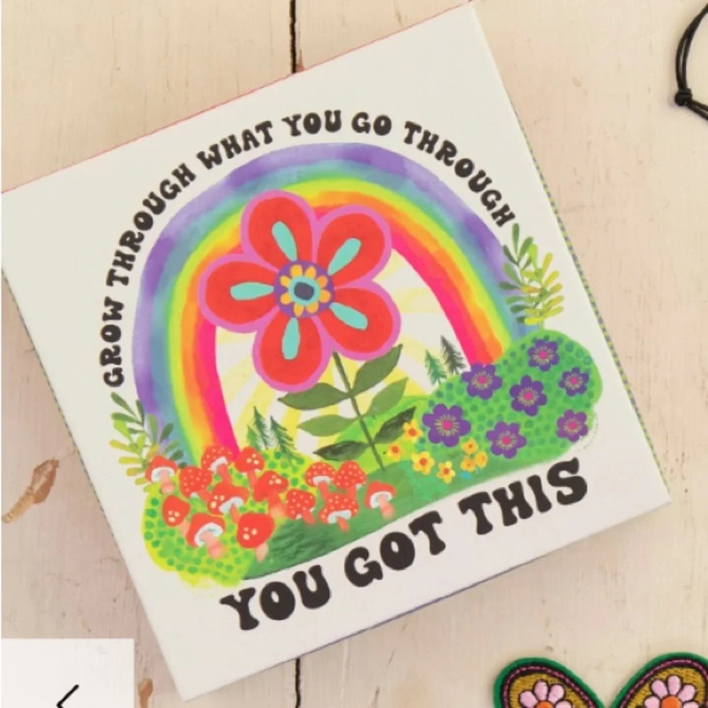 NEW boho “you got this” keepsake box w/6 items - Picture 6 of 6